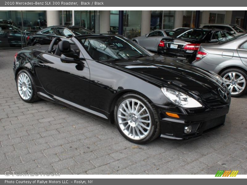 Black / Black 2010 Mercedes-Benz SLK 300 Roadster