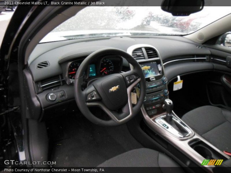 Black Granite Metallic / Jet Black 2013 Chevrolet Malibu LT