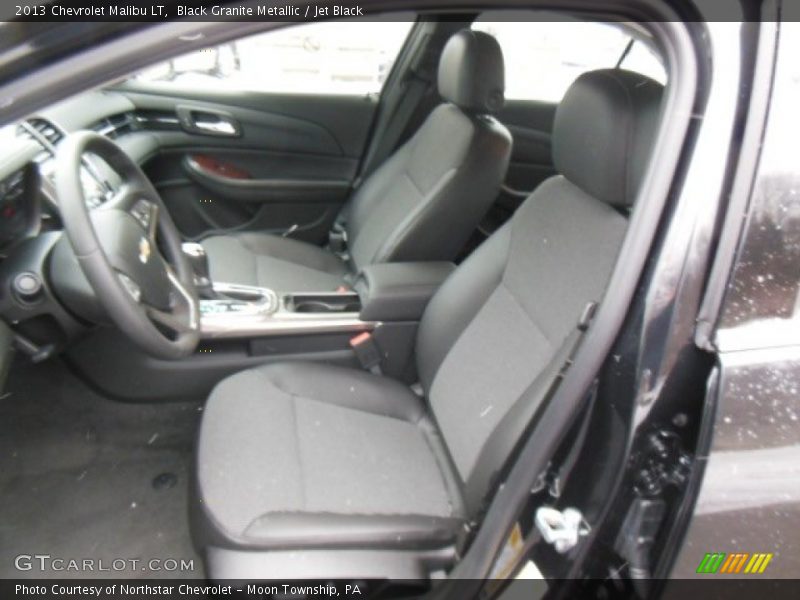 Black Granite Metallic / Jet Black 2013 Chevrolet Malibu LT