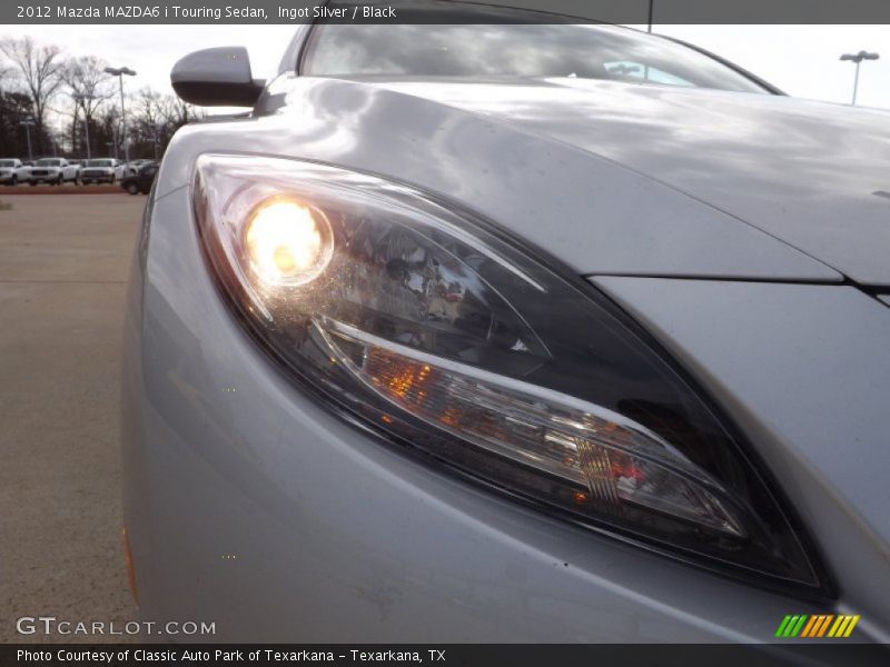 Ingot Silver / Black 2012 Mazda MAZDA6 i Touring Sedan