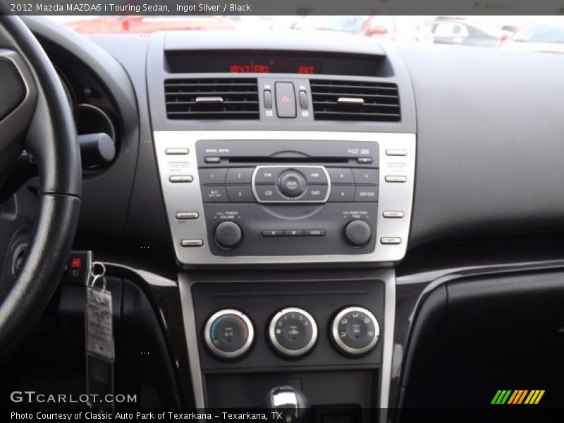 Ingot Silver / Black 2012 Mazda MAZDA6 i Touring Sedan