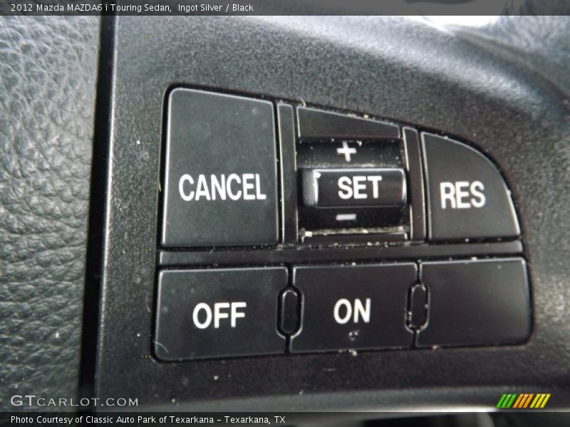 Ingot Silver / Black 2012 Mazda MAZDA6 i Touring Sedan