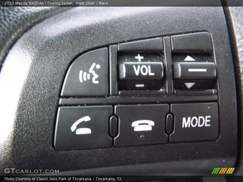 Ingot Silver / Black 2012 Mazda MAZDA6 i Touring Sedan