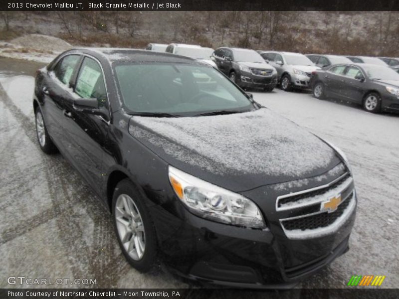 Black Granite Metallic / Jet Black 2013 Chevrolet Malibu LT