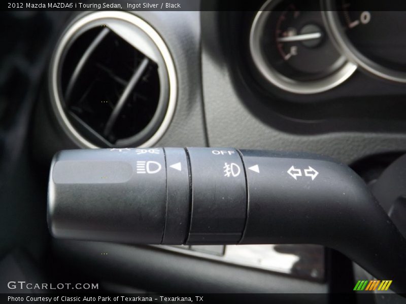 Ingot Silver / Black 2012 Mazda MAZDA6 i Touring Sedan