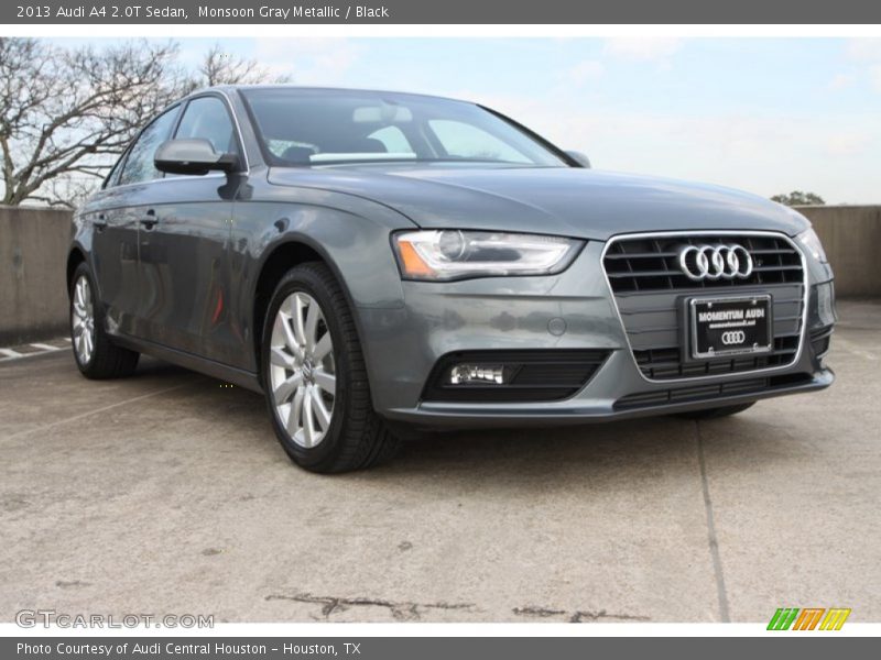 Monsoon Gray Metallic / Black 2013 Audi A4 2.0T Sedan