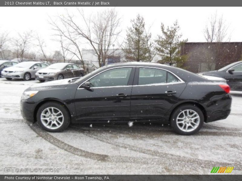 Black Granite Metallic / Jet Black 2013 Chevrolet Malibu LT