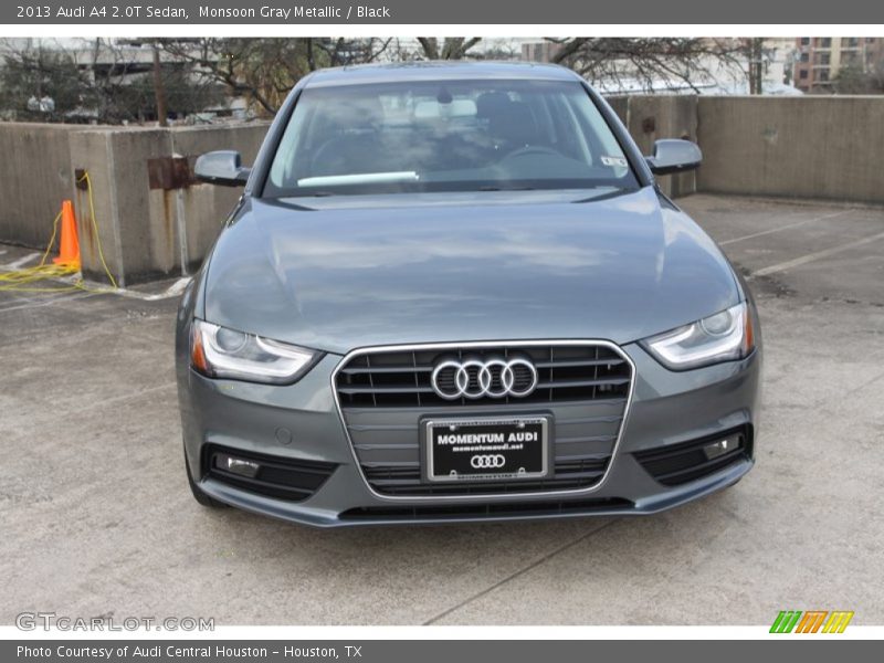 Monsoon Gray Metallic / Black 2013 Audi A4 2.0T Sedan