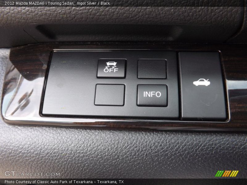 Ingot Silver / Black 2012 Mazda MAZDA6 i Touring Sedan