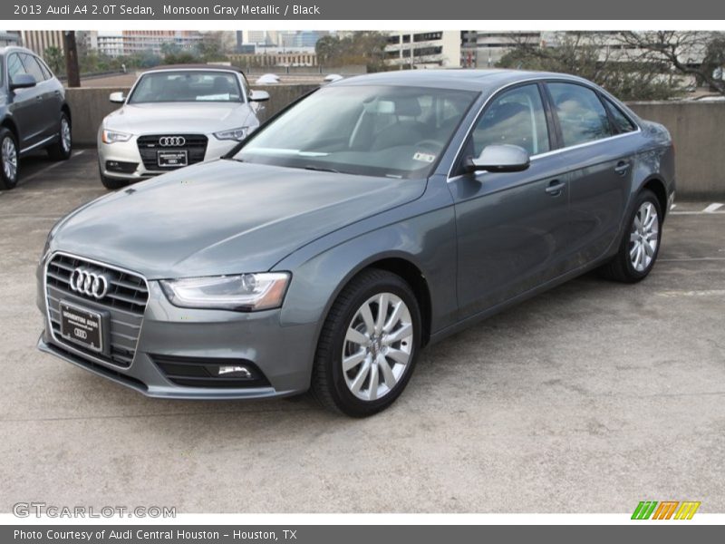 Monsoon Gray Metallic / Black 2013 Audi A4 2.0T Sedan