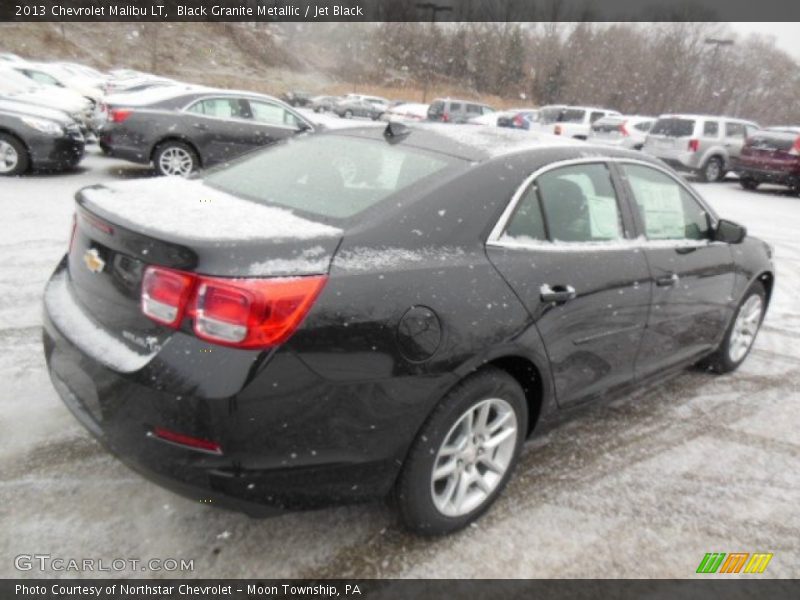 Black Granite Metallic / Jet Black 2013 Chevrolet Malibu LT