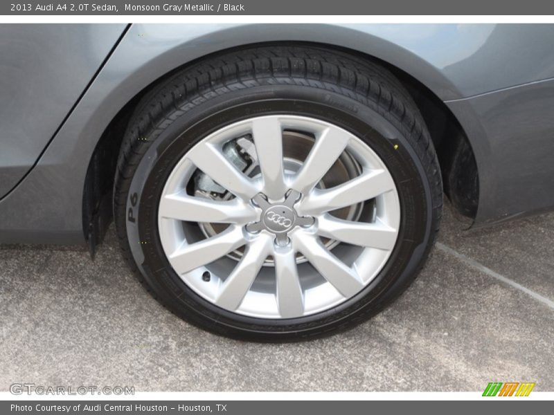 Monsoon Gray Metallic / Black 2013 Audi A4 2.0T Sedan