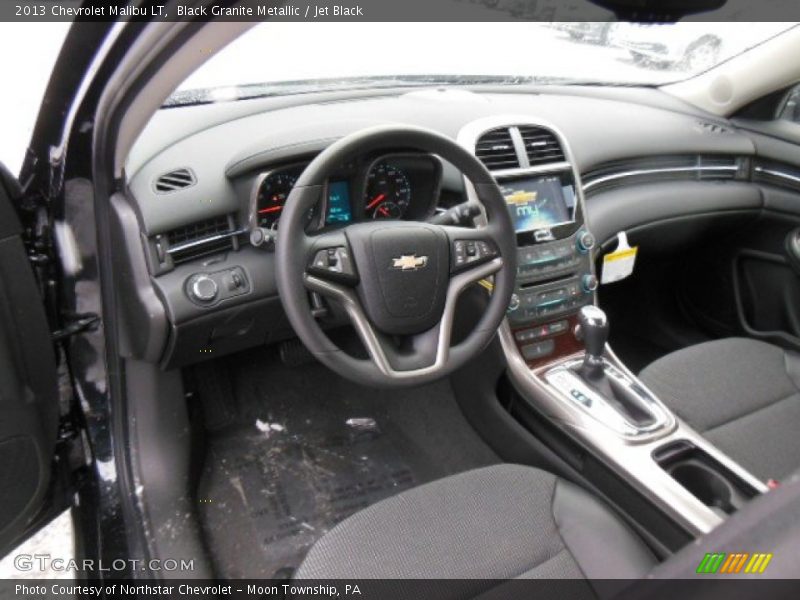 Black Granite Metallic / Jet Black 2013 Chevrolet Malibu LT
