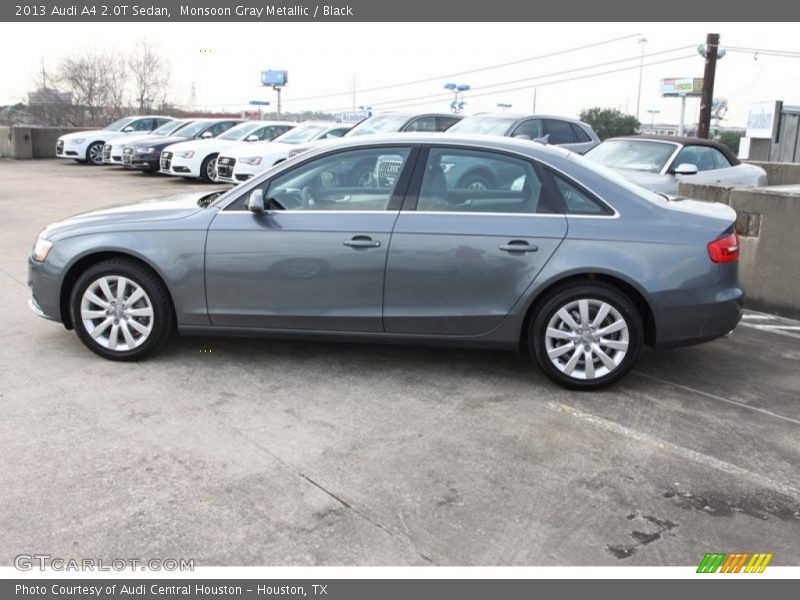 Monsoon Gray Metallic / Black 2013 Audi A4 2.0T Sedan