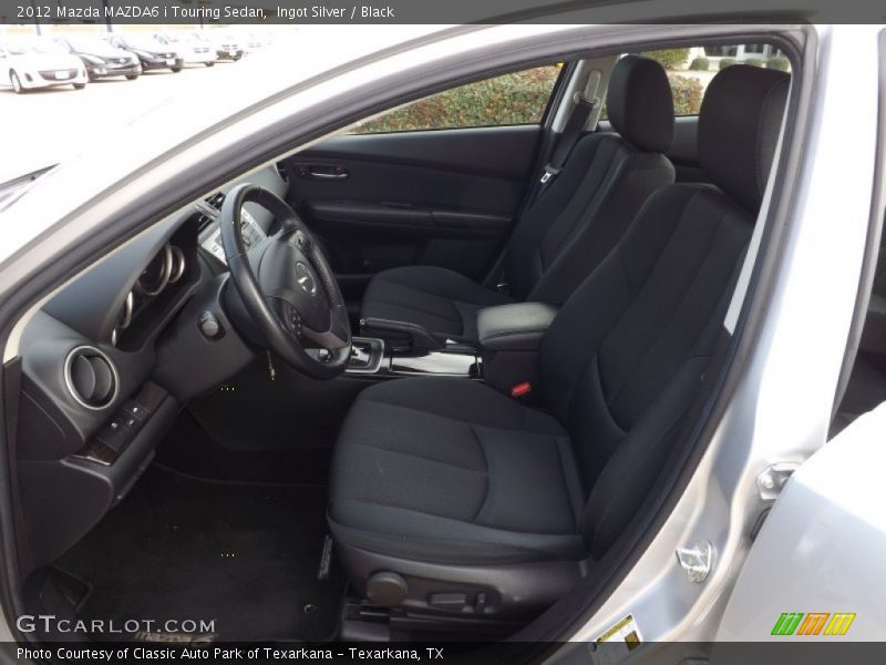 Ingot Silver / Black 2012 Mazda MAZDA6 i Touring Sedan