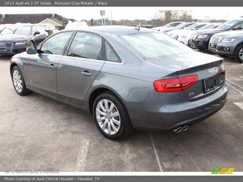 Monsoon Gray Metallic / Black 2013 Audi A4 2.0T Sedan