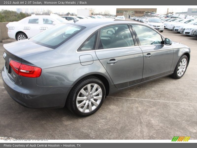 Monsoon Gray Metallic / Black 2013 Audi A4 2.0T Sedan