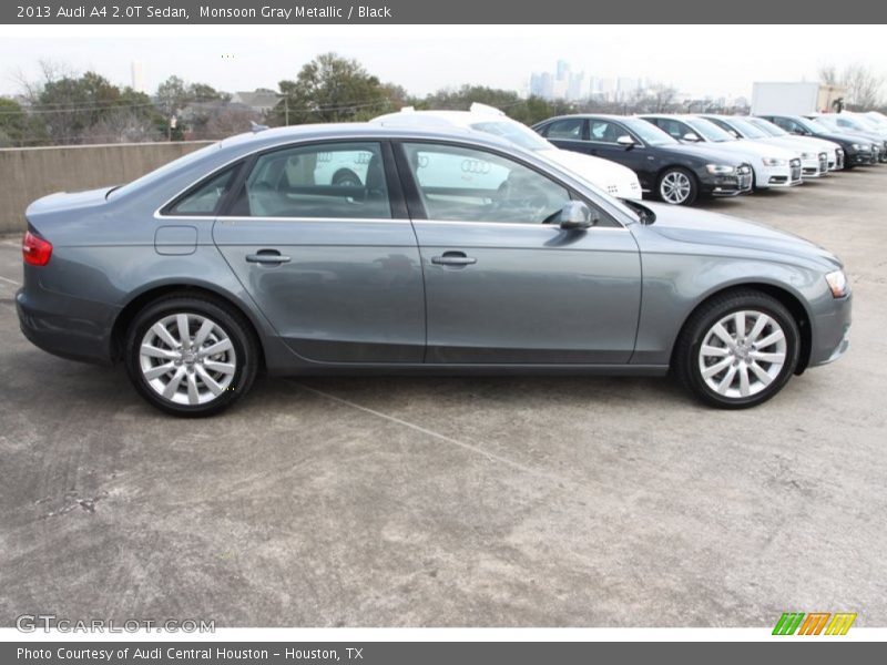 Monsoon Gray Metallic / Black 2013 Audi A4 2.0T Sedan