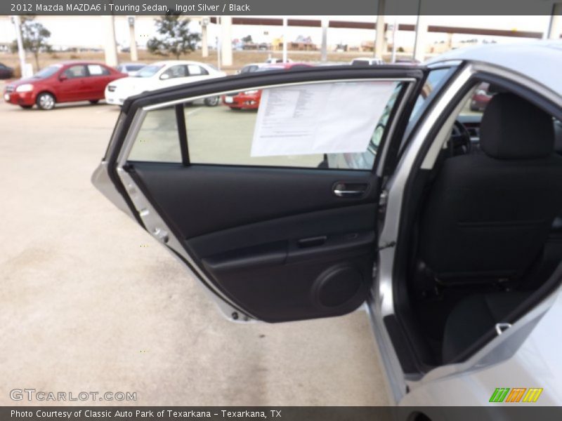 Ingot Silver / Black 2012 Mazda MAZDA6 i Touring Sedan