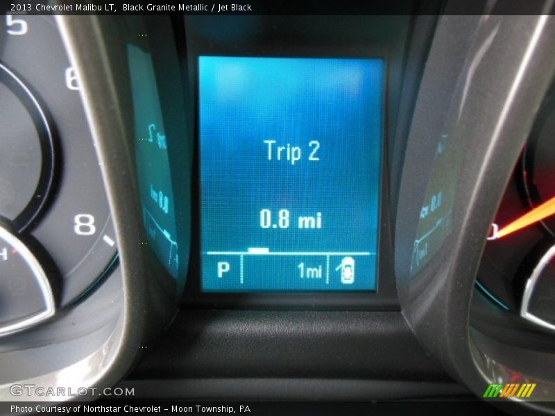 Black Granite Metallic / Jet Black 2013 Chevrolet Malibu LT