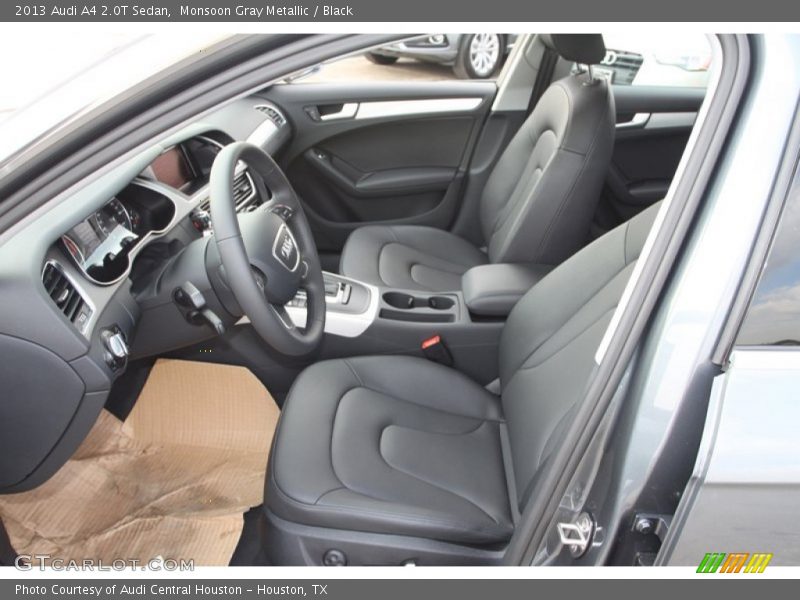 Monsoon Gray Metallic / Black 2013 Audi A4 2.0T Sedan