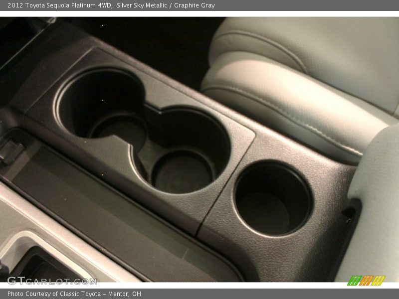 Silver Sky Metallic / Graphite Gray 2012 Toyota Sequoia Platinum 4WD