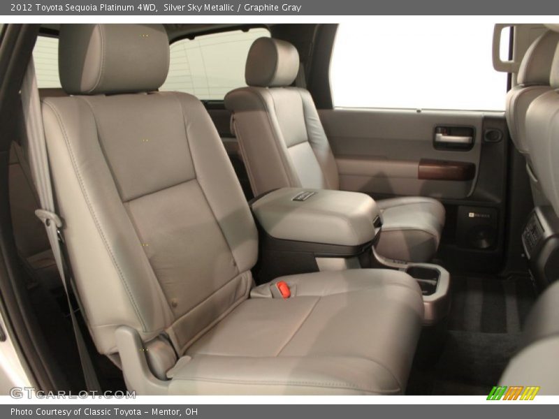 Silver Sky Metallic / Graphite Gray 2012 Toyota Sequoia Platinum 4WD