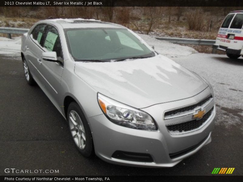 Silver Ice Metallic / Jet Black 2013 Chevrolet Malibu LT