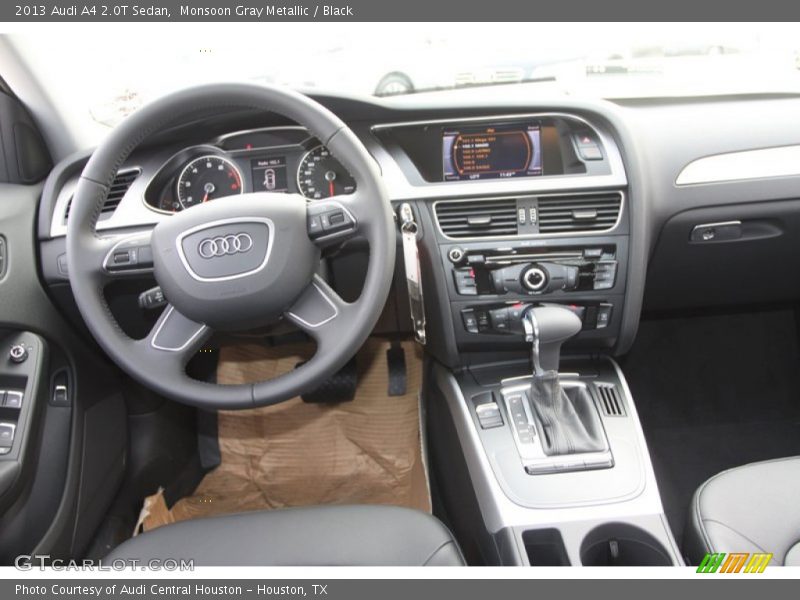 Monsoon Gray Metallic / Black 2013 Audi A4 2.0T Sedan