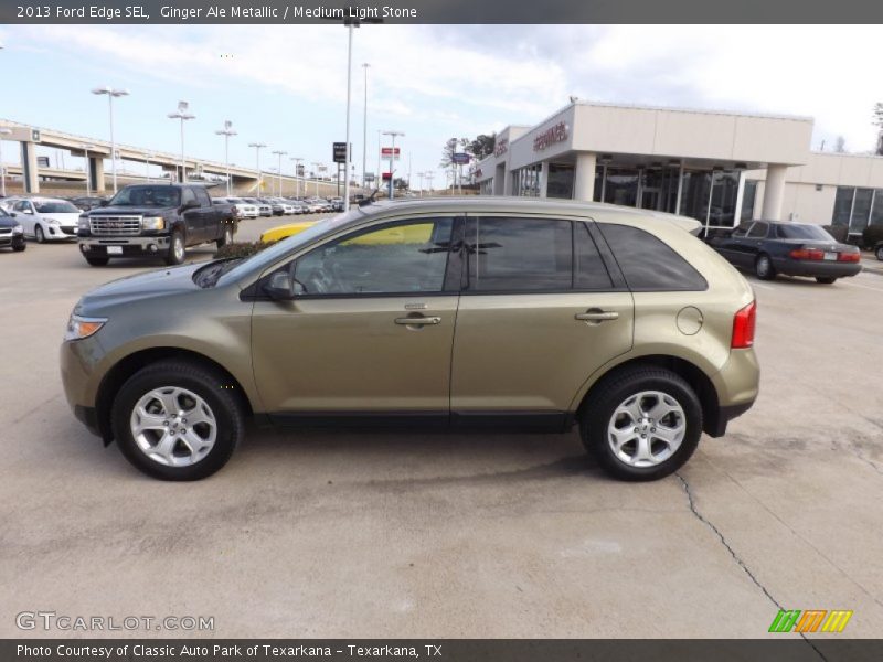 Ginger Ale Metallic / Medium Light Stone 2013 Ford Edge SEL