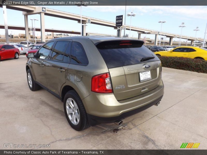 Ginger Ale Metallic / Medium Light Stone 2013 Ford Edge SEL