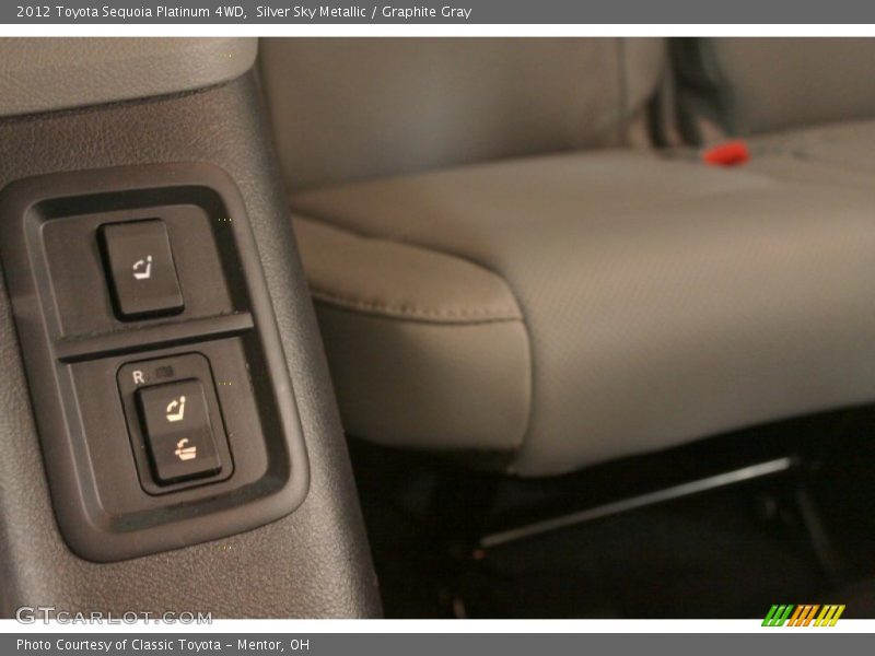 Silver Sky Metallic / Graphite Gray 2012 Toyota Sequoia Platinum 4WD
