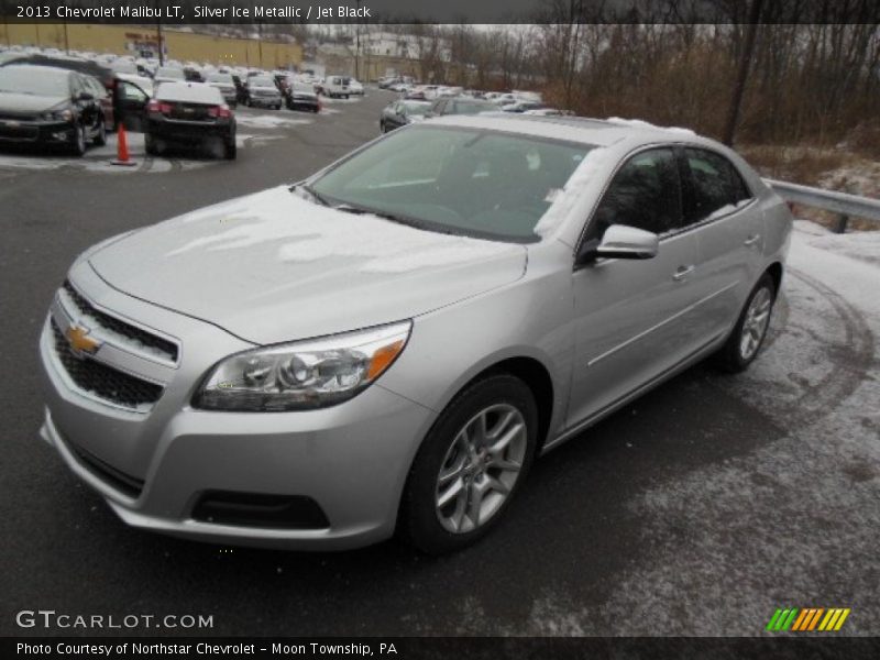 Silver Ice Metallic / Jet Black 2013 Chevrolet Malibu LT