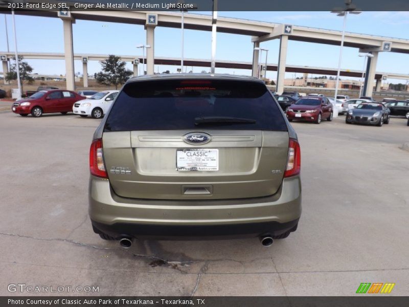 Ginger Ale Metallic / Medium Light Stone 2013 Ford Edge SEL