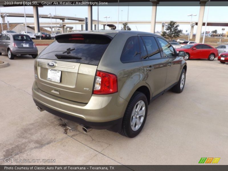 Ginger Ale Metallic / Medium Light Stone 2013 Ford Edge SEL
