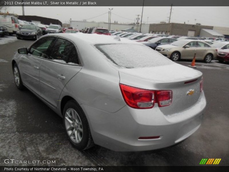 Silver Ice Metallic / Jet Black 2013 Chevrolet Malibu LT
