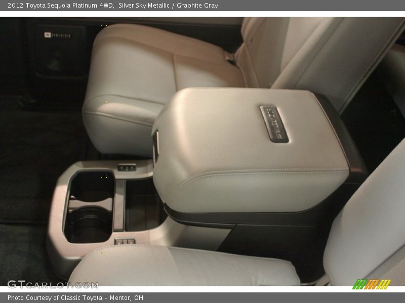 Silver Sky Metallic / Graphite Gray 2012 Toyota Sequoia Platinum 4WD