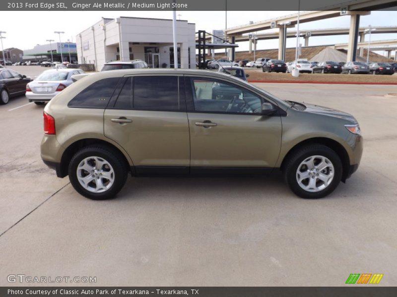 Ginger Ale Metallic / Medium Light Stone 2013 Ford Edge SEL