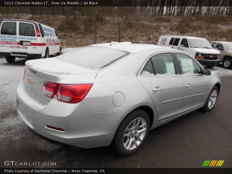 Silver Ice Metallic / Jet Black 2013 Chevrolet Malibu LT