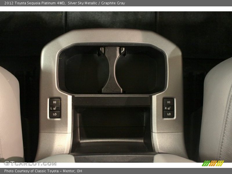 Silver Sky Metallic / Graphite Gray 2012 Toyota Sequoia Platinum 4WD