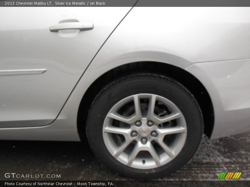 Silver Ice Metallic / Jet Black 2013 Chevrolet Malibu LT