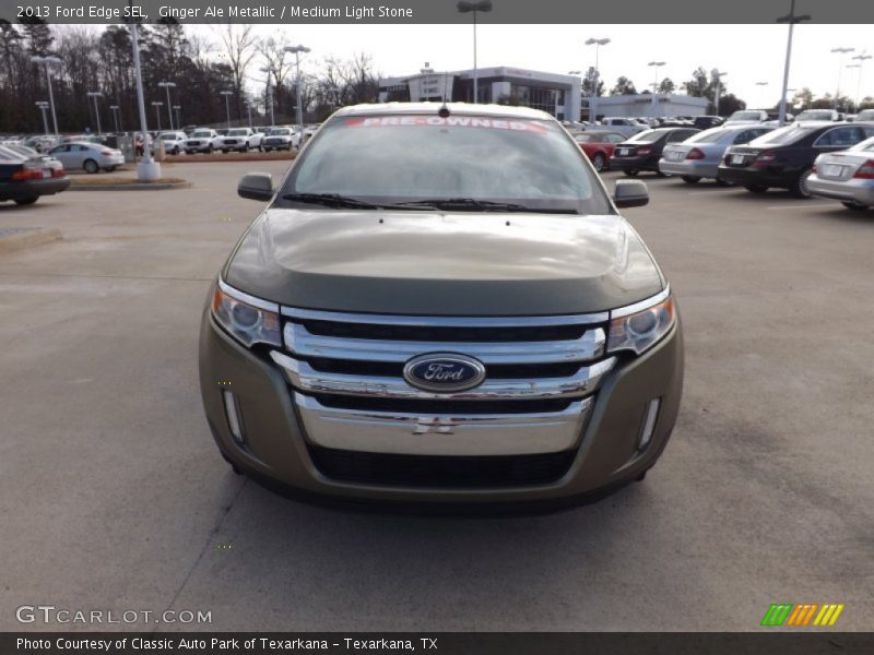 Ginger Ale Metallic / Medium Light Stone 2013 Ford Edge SEL