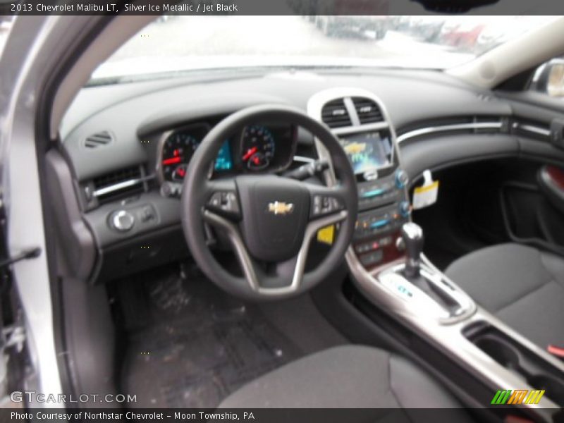 Silver Ice Metallic / Jet Black 2013 Chevrolet Malibu LT