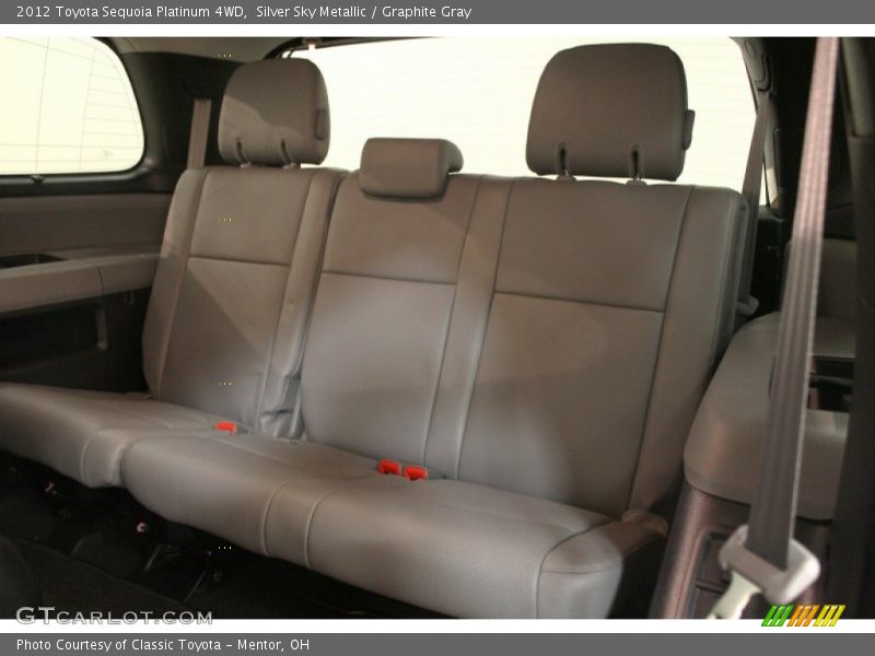 Silver Sky Metallic / Graphite Gray 2012 Toyota Sequoia Platinum 4WD