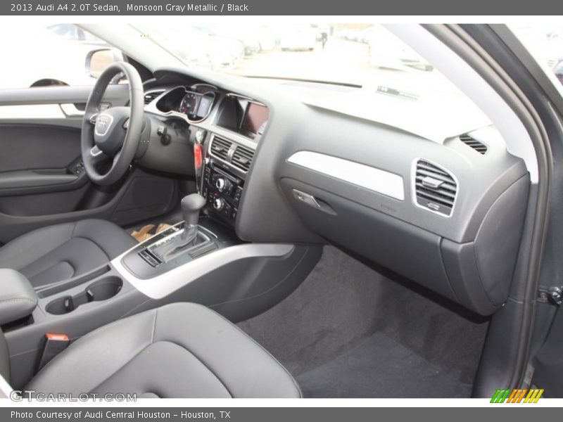 Monsoon Gray Metallic / Black 2013 Audi A4 2.0T Sedan