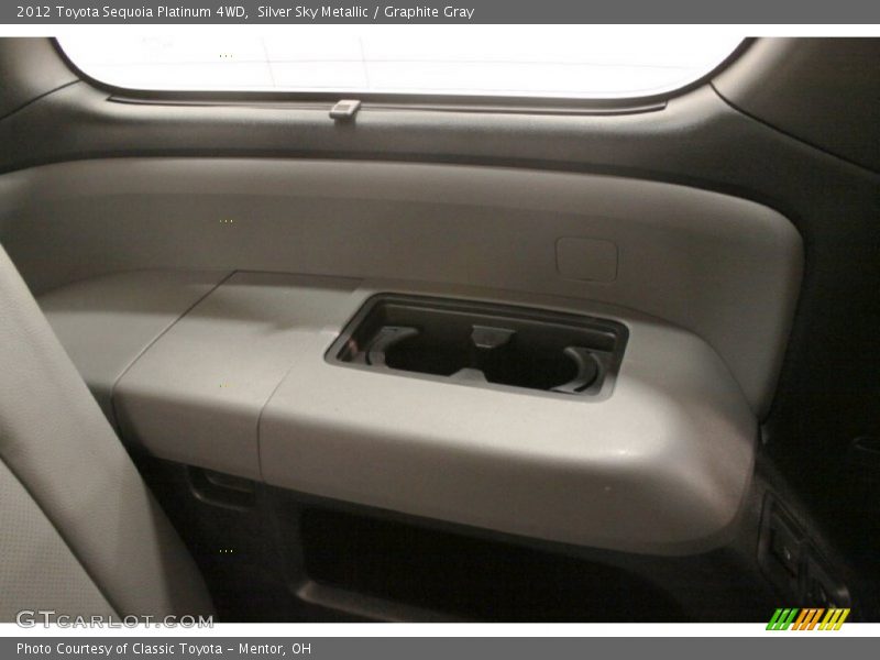 Silver Sky Metallic / Graphite Gray 2012 Toyota Sequoia Platinum 4WD