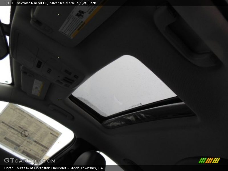 Silver Ice Metallic / Jet Black 2013 Chevrolet Malibu LT