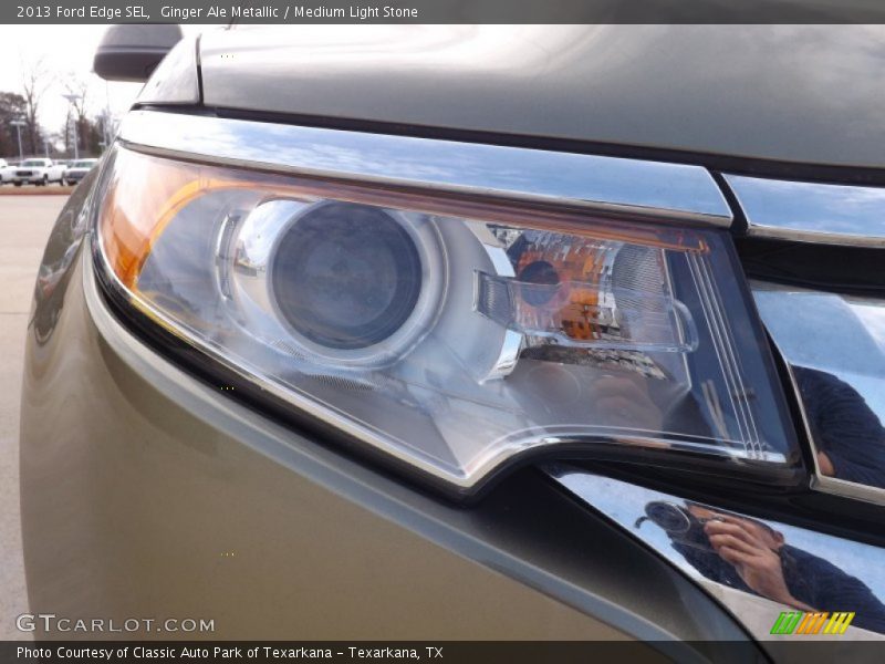 Ginger Ale Metallic / Medium Light Stone 2013 Ford Edge SEL