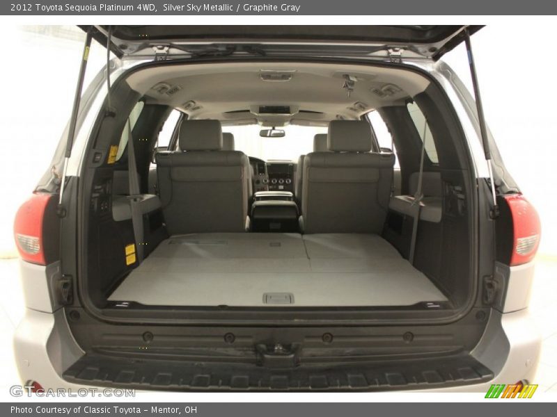 Silver Sky Metallic / Graphite Gray 2012 Toyota Sequoia Platinum 4WD