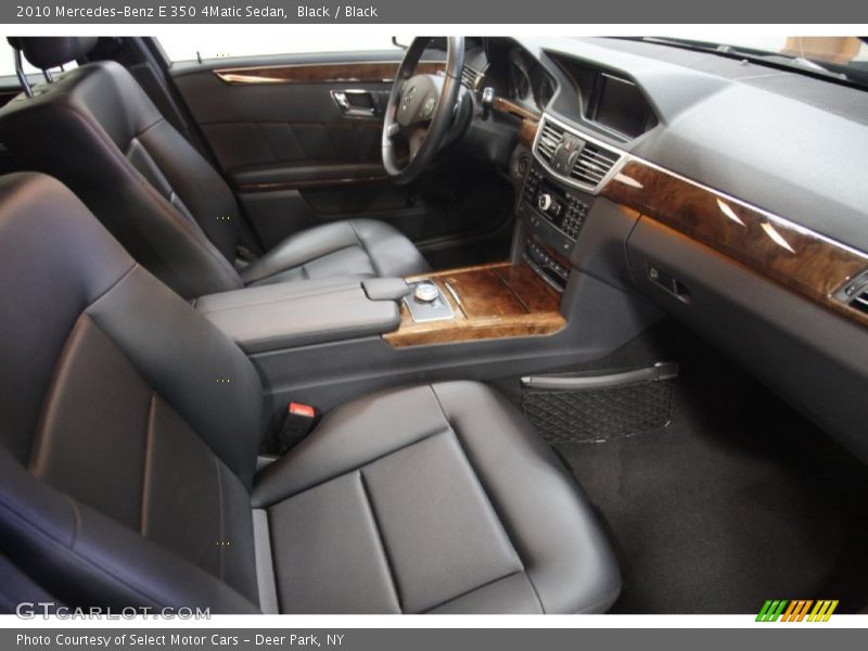 Black / Black 2010 Mercedes-Benz E 350 4Matic Sedan